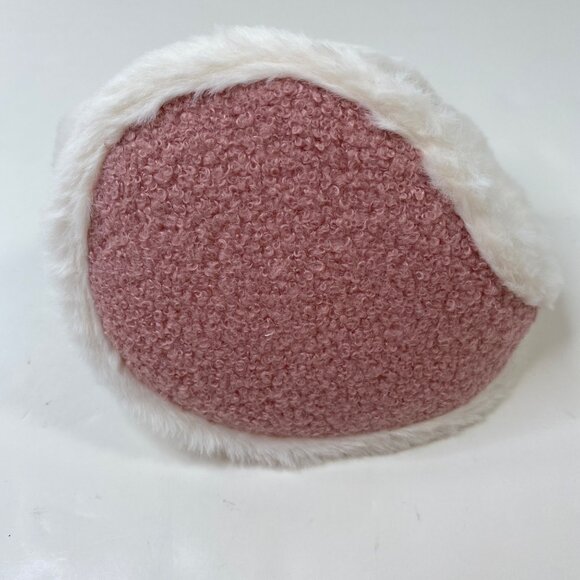 Womens 4 Piece Set Winter Knitted Beanie Hat Circle Scarf Gloves Earmuff Pink - Picture 5 of 8